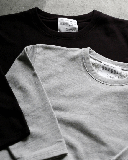 Cloveru (クローバル) MUJI 25 半端丈 CREW SWEAT