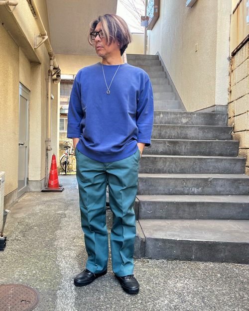 Cloveru (クローバル) MUJI 24半端丈 SWEAT Cloveru (クローバル) MUJI 25 半端丈 CREW SWEAT