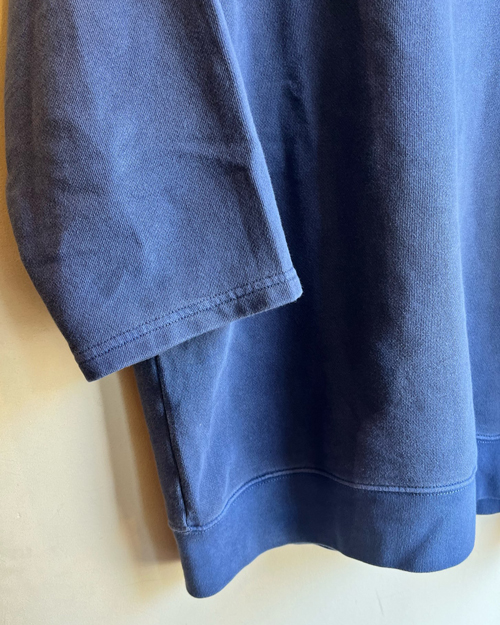 Cloveru 半端丈スウェット MUJI CREW / Surf Navy Cloveru (クローバル) MUJI 25 半端丈 CREW SWEAT
