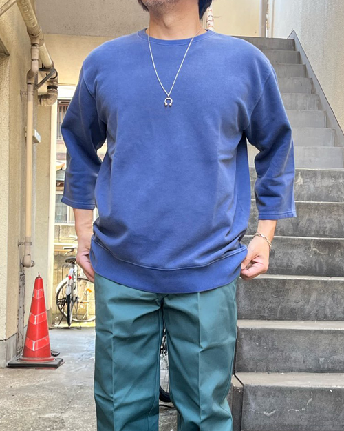 Cloveru (クローバル) MUJI 25 半端丈 CREW SWEAT