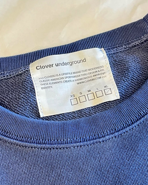 Cloveru 半端丈スウェット MUJI CREW / Sand Brown Cloveru 半端丈スウェット MUJI CREW / Sand Brown