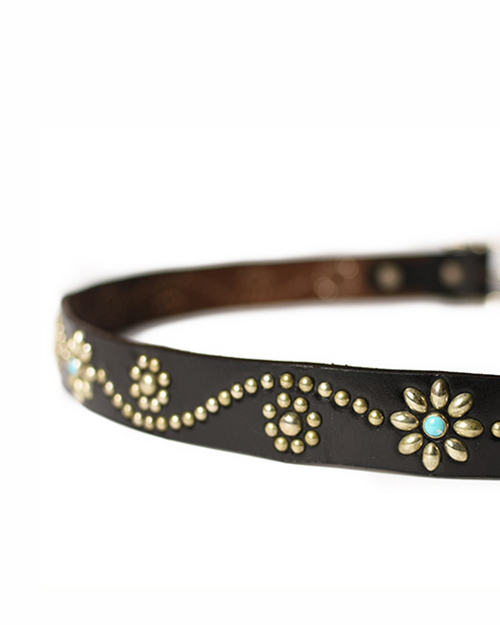 HTC Belt #125 1.25 Turquoise with End