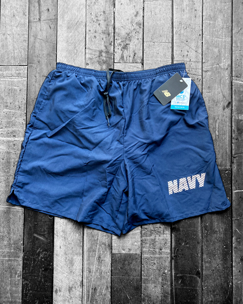 Navy new balance shorts Clearance