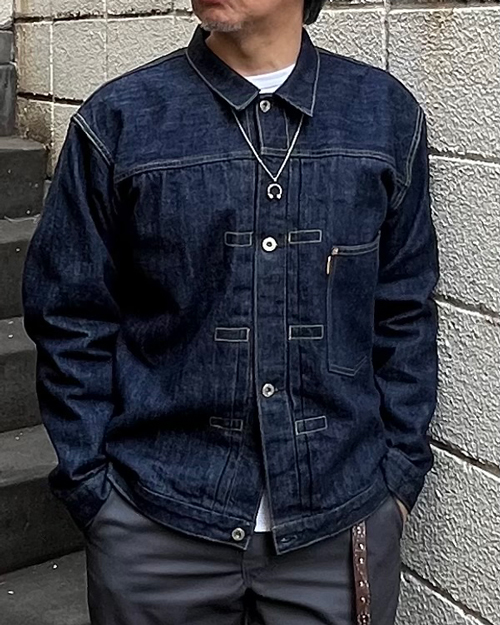 STANDARD CALIFORNIA SD Denim Jacket S996 WW II One Wash