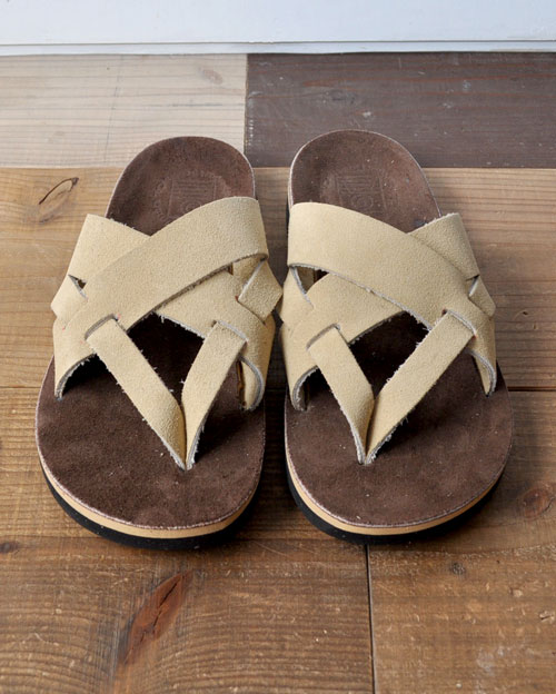 【美品】THE SANDALMAN ザ サンダルマン LIFE IS. x THE SANDALMAN (サンダルマン) Smarchee Thong Sandal