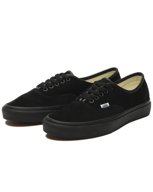 VANS (バンズ) AUTHENTIC (PIG SUEDE) BLACK/BLACK