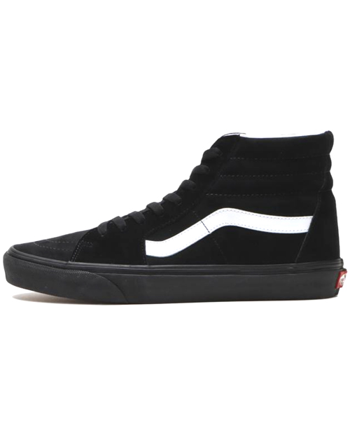 VANS (バンズ) SK8-HI (PIG SUEDE) BLACK/BLACK