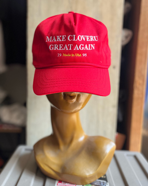 Cloveru (クローバル) MAKE CLOVERU GREAT AGAIN CAP - RED