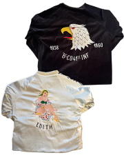 Cloveru (クローバル) Velor Souvenir Reversible JKT