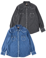 STANDARD CALIFORNIA  SD Denim Western Shirt Vintage Wash