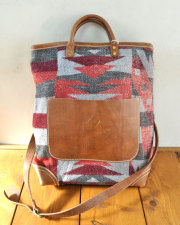 T.K GARMENT(ティーケーガーメント)  MADE IN USA Large Shoulder Bag / ビーコンブランケット