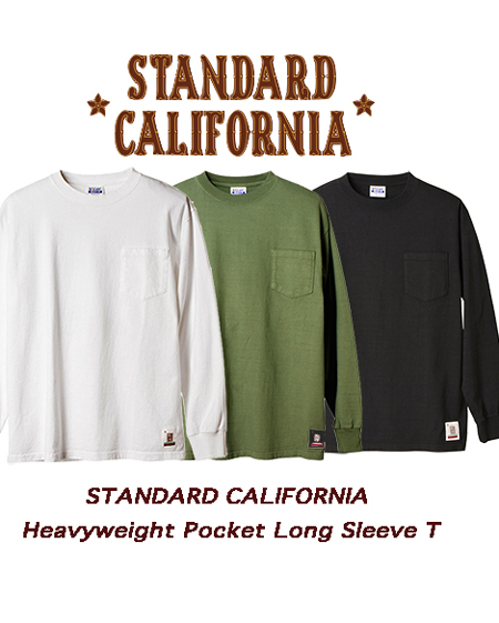 STANDARD CALIFORNIA (スタンダードカリフォルニア)Heavyweight Pocket Long Sleeve T