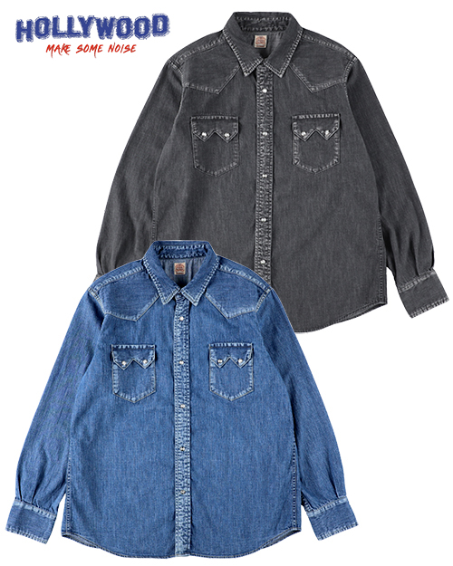 STANDARD CALIFORNIA  SD Denim Western Shirt Vintage Wash