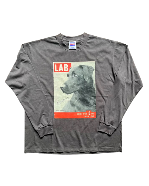 【ネコポス可】STAY GOLDOG (スティゴールドッグ) BLACK LAB PHOTO L/S TEE