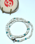 39 (SunKu/サンク) Antique & Turquise Beads Necklace & Bracelet / アンティーク&ターコイズビーズ ネックレス&ブレスレット