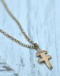 LIFE IS ....（ライフイズ) DOUBLE CROSS NECKLACE/ ダブルクロス　ネックレス