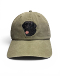 Superior Stitch Embroidery(スーペリア ステッチ エンブロイダリー) Labrador Retriever Pigment-Dyed Cap 【BLACK】