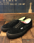 VANS (バンズ) AUTHENTIC (PIG SUEDE) BLACK/BLACK