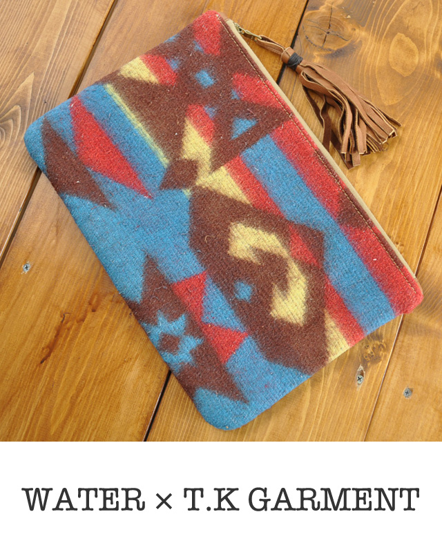 WATER × T.K GARMENT (ティーケーガーメント) CLUTCH BAG/クラッチバッグ