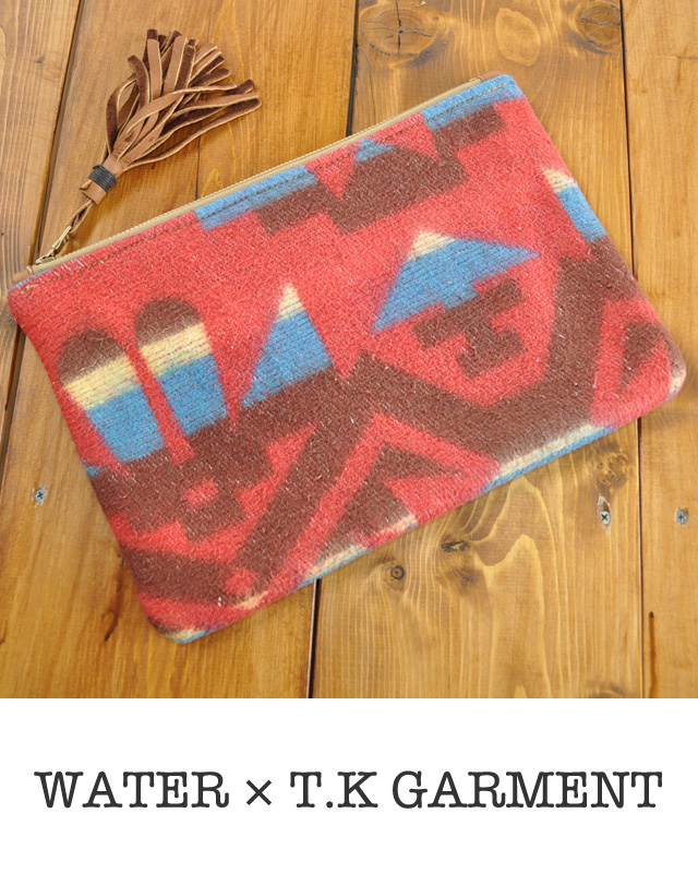 WATER × T.K GARMENT (ティーケーガーメント) CLUTCH BAG/クラッチバッグ