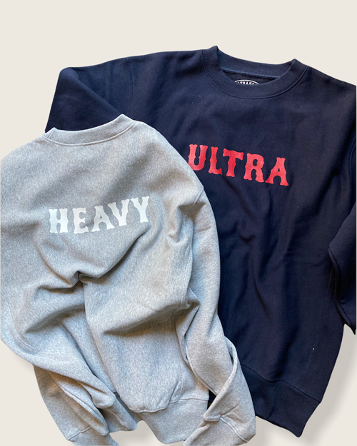 ULTRA HEAVY (ウルトラヘビー) CLASSIC LOGO CREW SWEAT
