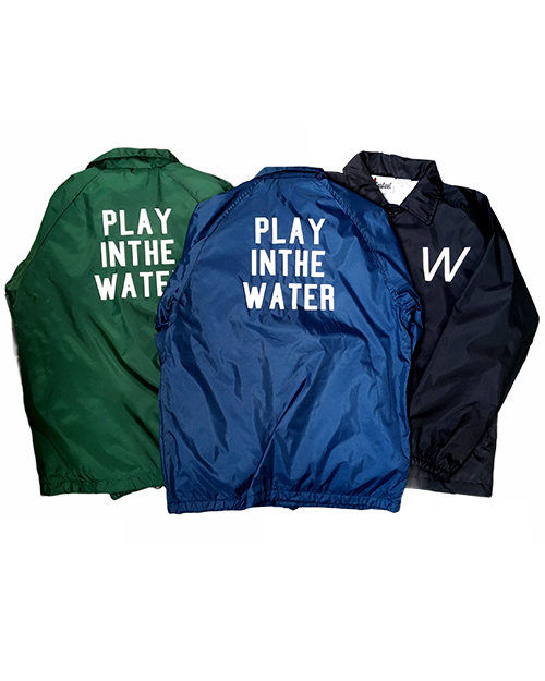 WATER RAGLAN NYLON COACH JACKET