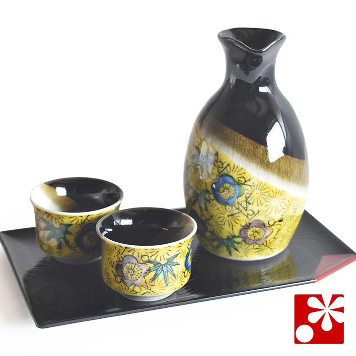 九谷焼 晩酌揃 吉田屋松竹梅【アウトレット】