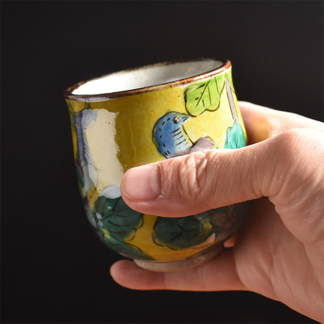 九谷焼 ペア 湯呑み 吉田屋【アウトレット】 九谷焼専門店 和座本舗