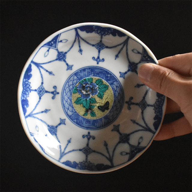 中皿 セット（ 径 約16.4cm ） 吉田屋絵変り【アウトレット】 九谷焼