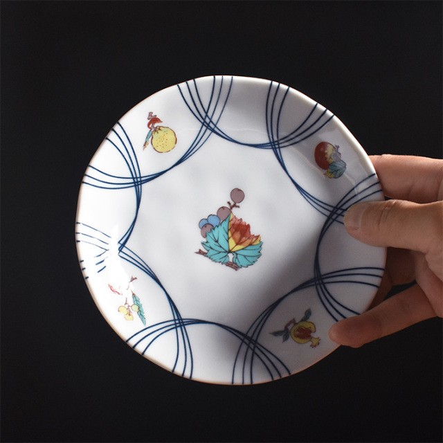 中皿 セット（ 径 16cm ） 果実文【アウトレット】 九谷焼専門店 和座本舗