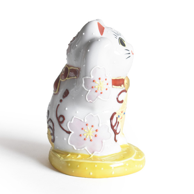 九谷焼 小判乗り招き猫 福鈴盛