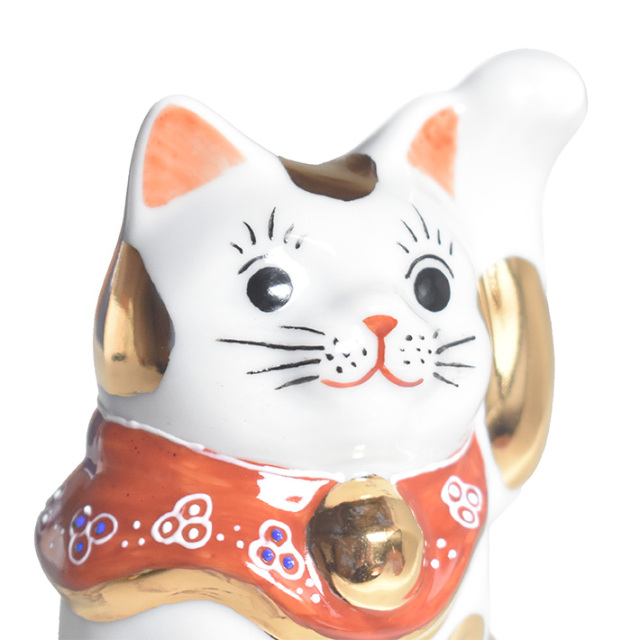 美品　九谷焼　金ぶち　招き猫　縁起物 雑貨のお店セレクト・ペンギン-長く使える「いいもの」を！