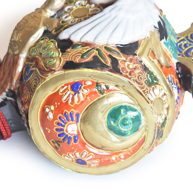 九谷焼 8号打ち出の小槌 鶴亀盛