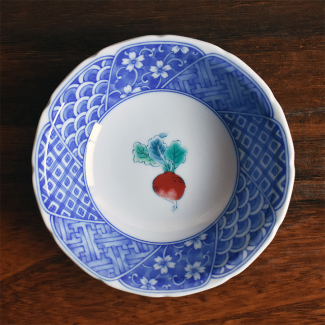 小鉢 5個 セット 野菜絵変り【アウトレット】 九谷焼専門店 和座本舗