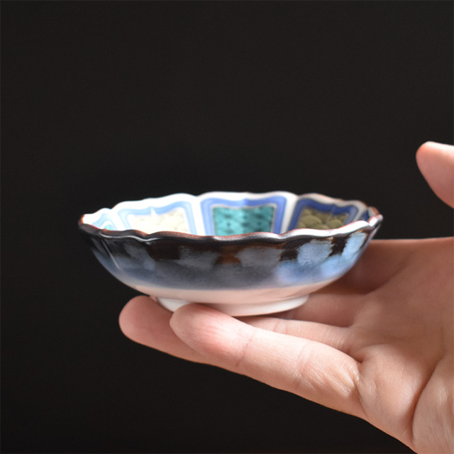 九谷焼 豆小鉢 5個 セット 古九谷風絵変り【アウトレット】 九谷焼専門