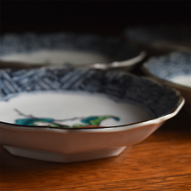 豆皿 セット（ 径約 13cm ） 果実絵変り【アウトレット】 九谷焼専門店