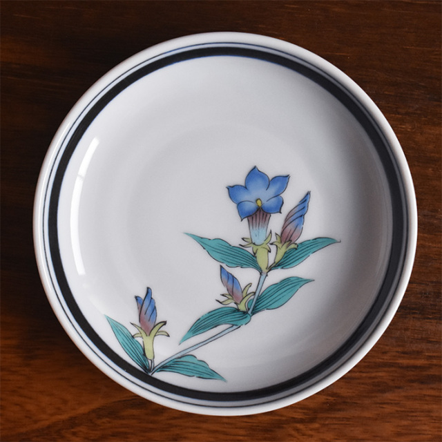 中皿 セット（ 径約 14cm ） 草花絵変り【アウトレット】 九谷焼専門店