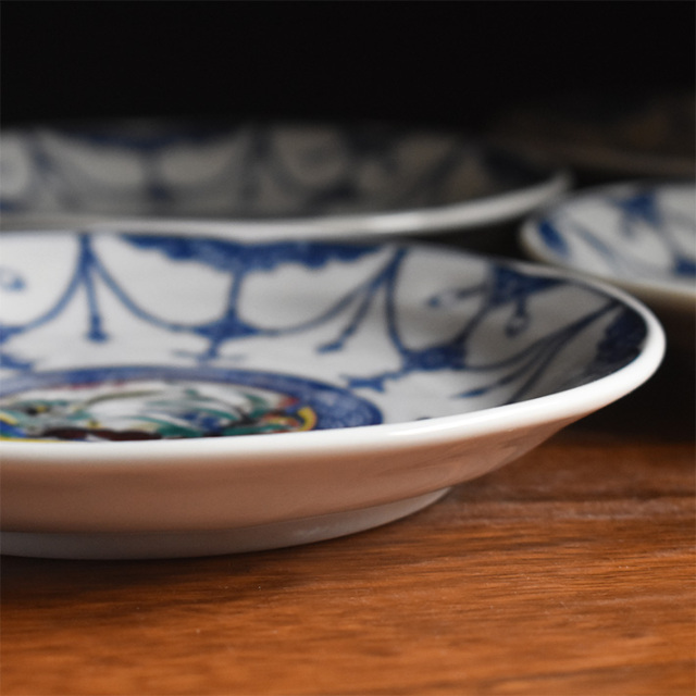 中皿 セット（ 径 約16.4cm ） 時代絵【アウトレット】 九谷焼専門店