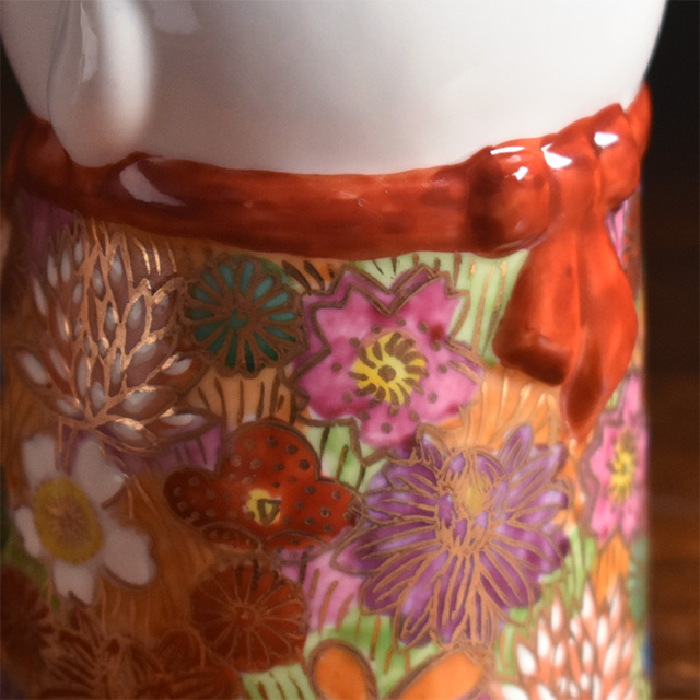 九谷焼 3.5号 お地蔵様 金花詰