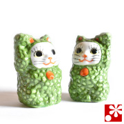 【非売品】九谷焼 ちび招き猫シリーズ メロンぐるみ