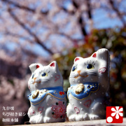 ちび招き猫ちゃんセット　桜吹雪（WAZAHONPO-SAKURA）
