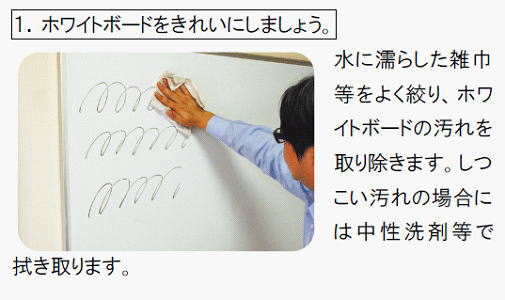 ホワイトボード再生コート　手順１