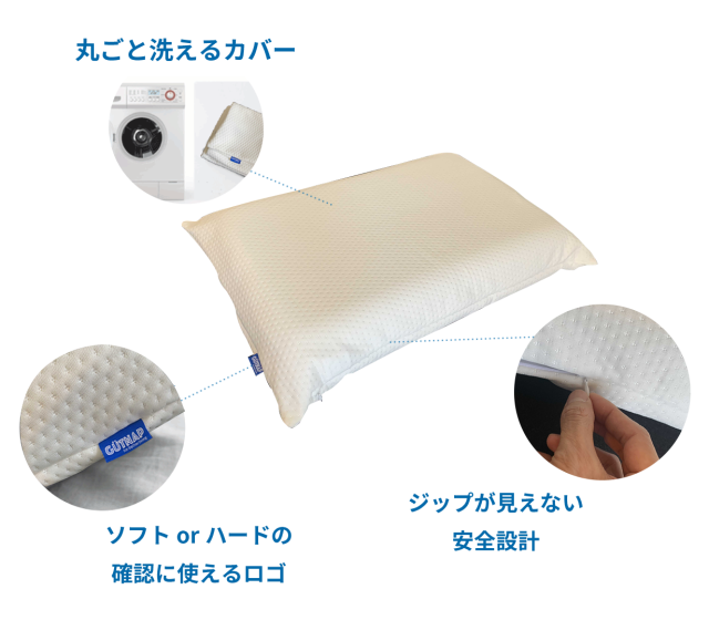 GUTNAP Zero Gravity Pillow専用　枕カバー