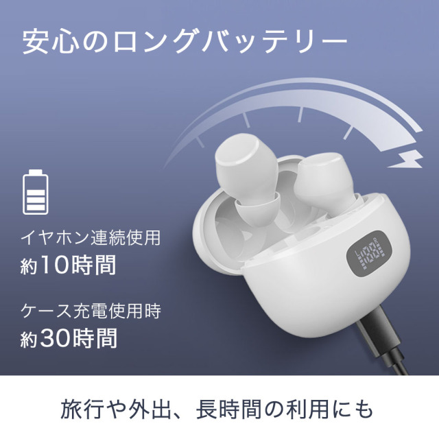 集音器内蔵 ワイヤレスイヤホン KIKOE Ear 高齢者 どこでも聞こえる
