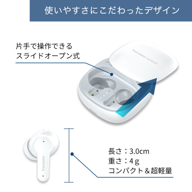Wooask M3 AI翻訳機 ワイヤレスイヤホンとしても利用できる 144カ国の