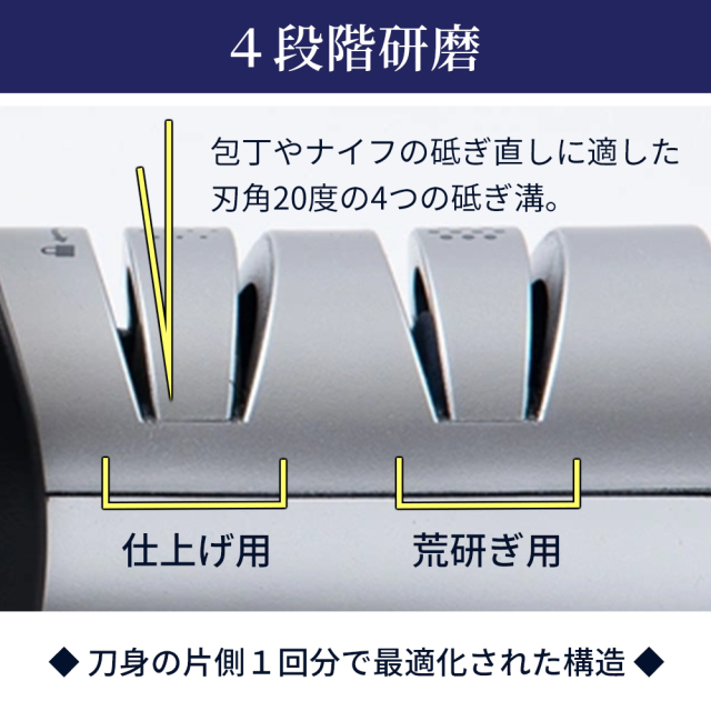 マスターナイフプロ 電動シャープナー コードレス 4秒研ぎ マスターシャープナー プロ 4秒で切れ味が復活！ 電動式