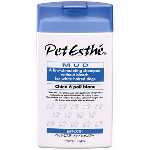 ニチドウ　PetEsthe　ペットエステ　マッドシャンプー　白毛犬用350ｍｌ