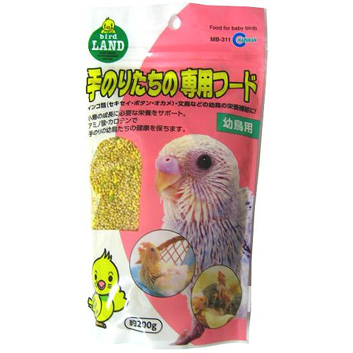 マルカン　手のりたちの専用フード　200g　MB-311