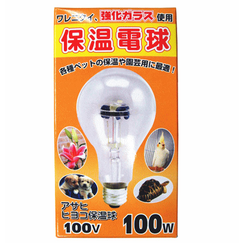 アサヒ　ヒヨコ保温電球　100Ｗ