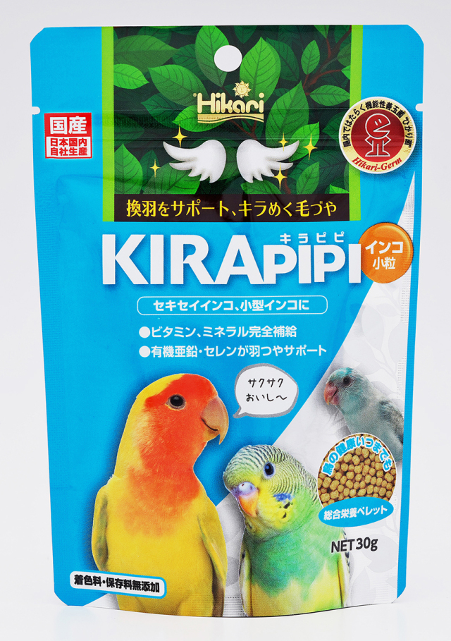 キラピピ　インコ小粒　３０ｇ